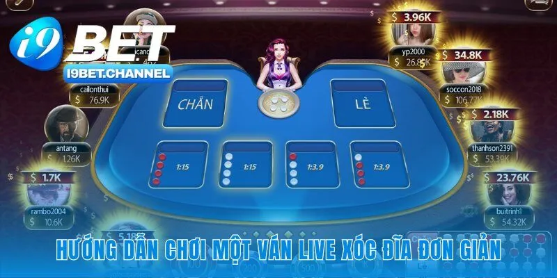 Các bước đơn giản để bắt đầu ván cược Live baccarat